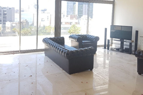 High-Level Furnished Apartment + Terrace – Achrafieh