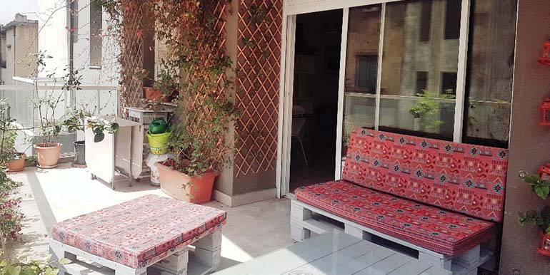 Unique Fully Furnished Apartment W/ Terrace-For rent