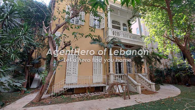 Private Villa & Garden For Rent in Achrafieh